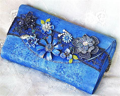 cobalt blue wedding bag